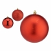 Set kerstballen Rood Plastic 12 x 13 x 12 cm (6 Stuks)