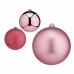 Set of Christmas balls Pink 15 x 16 x 15 cm (4 Units)