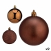 Set kerstballen Bruin Plastic 7 x 8 x 7 cm (12 Stuks)