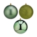 Set kerstballen 15 x 16 x 15 cm Groen (4 Stuks)