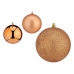 Set of Christmas balls Copper Plastic 12 x 13 x 12 cm (6 Units)