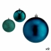 Set kerstballen Blauw Plastic 10 x 11 x 10 cm (12 Stuks)