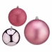 Set kerstballen Roze Plastic 10 x 11 x 10 cm (12 Stuks)