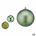 Set kerstballen Groen Plastic 10 x 11 x 10 cm (12 Stuks)