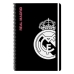 Bok med ringar Real Madrid C.F. M066 Svart Vit A4
