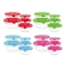 Set 5 Lunchboxen Glass EH Blauw Transparant