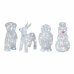 Decoratief tuinfiguur Lumineo 491031 dieren 17 x 12 x 23 cm Kerstmis