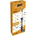 Kuglepen Bic Messages 4 farver 0,32 mm 12 Dele