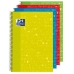 Notebook Oxford Write & Erase Multicolor Din A4 80 Frunze 21,5 x 31,5 cm 4 Piese