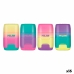 Set de Goma de Borrar y Sacapuntas Milan Compact Sunset Multicolor (16 Unidades)