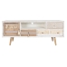 Mobilă TV DKD Home Decor Natural 150 x 40 x 60 cm Brad Alb