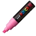 felt-tip pens POSCA PC-8K Pink 6 Units