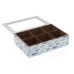 Box for Infusions Versa Vissen Hout 17 x 7 x 24 cm