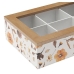 Cutie pentru infuzii Versa Petale Lemn 17 x 7 x 24 cm