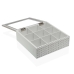 Box for Infusions Versa Wit Hout MDF 24 x 8 x 17 cm