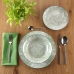 Set di Stoviglie Versa Palma 18 Pezzi Verde Porcellana