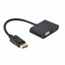 Адаптер для DisplayPort на HDMI GEMBIRD A-DPM-HDMIFVGAF-01 Чёрный 10 cm