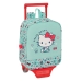 Σχολική Τσάντα με Ρόδες Hello Kitty Sea lovers Τυρκουάζ 22 x 27 x 10 cm