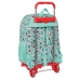 Mochila Escolar com Rodas Hello Kitty Sea lovers Turquesa 33 x 42 x 14 cm