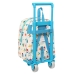 Trolley per la Scuola Baby Shark Surfing Azzurro Bianco 22 x 27 x 10 cm