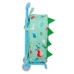 Mochila Escolar com Rodas Peppa Pig Verde 22 x 27 x 10 cm