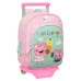 Mochila Escolar com Rodas Peppa Pig Ice cream Cor de Rosa Menta 26 x 34 x 11 cm