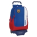 Mochila Escolar com Rodas F.C. Barcelona Azul Grená 32 x 44 x 16 cm