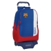 Školská taška na kolieskach F.C. Barcelona Modrá Hnedočervená 32 x 44 x 16 cm