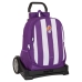 Schoolrugzak met Wielen Real Valladolid C.F. Paars 32 x 44 x 16 cm