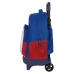 Mochila Escolar con Ruedas F.C. Barcelona Azul Granate 33 X 45 X 22 cm