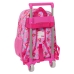 Skoleryggsekk med Hjul Trolls Rosa 26 x 34 x 11 cm