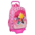 Skoleryggsekk med Hjul Trolls Rosa 33 x 42 x 14 cm