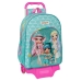 Schoolrugzak met Wielen Rainbow High Paradise Turkoois 33 x 42 x 14 cm