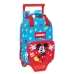 Schoolrugzak met Wielen Mickey Mouse Clubhouse Fantastic Blauw Rood 20 x 28 x 8 cm