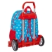 Mochila Escolar com Rodas Mickey Mouse Clubhouse Fantastic Azul Vermelho 33 x 42 x 14 cm