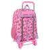 School Rucksack with Wheels Barbie Love Pink 33 x 42 x 14 cm