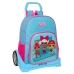 School Rucksack with Wheels LOL Surprise! Divas Blue 33 x 42 x 14 cm