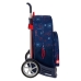 Trolley per la Scuola Spider-Man Neon Blu Marino 33 x 42 x 14 cm