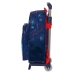 Училищна чанта с колелца Spider-Man Neon Морско син 27 x 33 x 10 cm