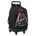 Mochila Escolar com Rodas Star Wars The fighter Preto 33 X 45 X 22 cm