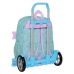 Mochila Escolar com Rodas Frozen Hello spring Azul 33 x 42 x 14 cm