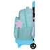 Mochila Escolar com Rodas Frozen Hello spring Azul 33 X 45 X 22 cm