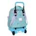 Mochila Escolar com Rodas Frozen Hello spring Azul 33 X 45 X 22 cm