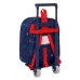 Trolley per la Scuola Spider-Man Neon Blu Marino 22 x 27 x 10 cm