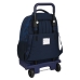 School Rucksack with Wheels Batman Legendary Navy Blue 33 X 45 X 22 cm