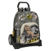 Schulrucksack mit Rädern Jurassic World Warning Grau 33 x 42 x 14 cm