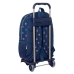 Mochila Escolar com Rodas Benetton Cool Azul Marinho 30 x 46 x 14 cm