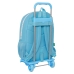 Mochila Escolar con Ruedas Benetton Spring Azul cielo 30 x 46 x 14 cm