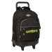 Schoolrugzak met Wielen Umbro Lima Zwart 33 X 45 X 22 cm