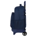 School Rucksack with Wheels BlackFit8 Navy Blue 33 X 45 X 22 cm